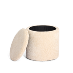 Open Mylo Ottoman on a white background