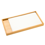 George Change Tray with a white mattress on a white background