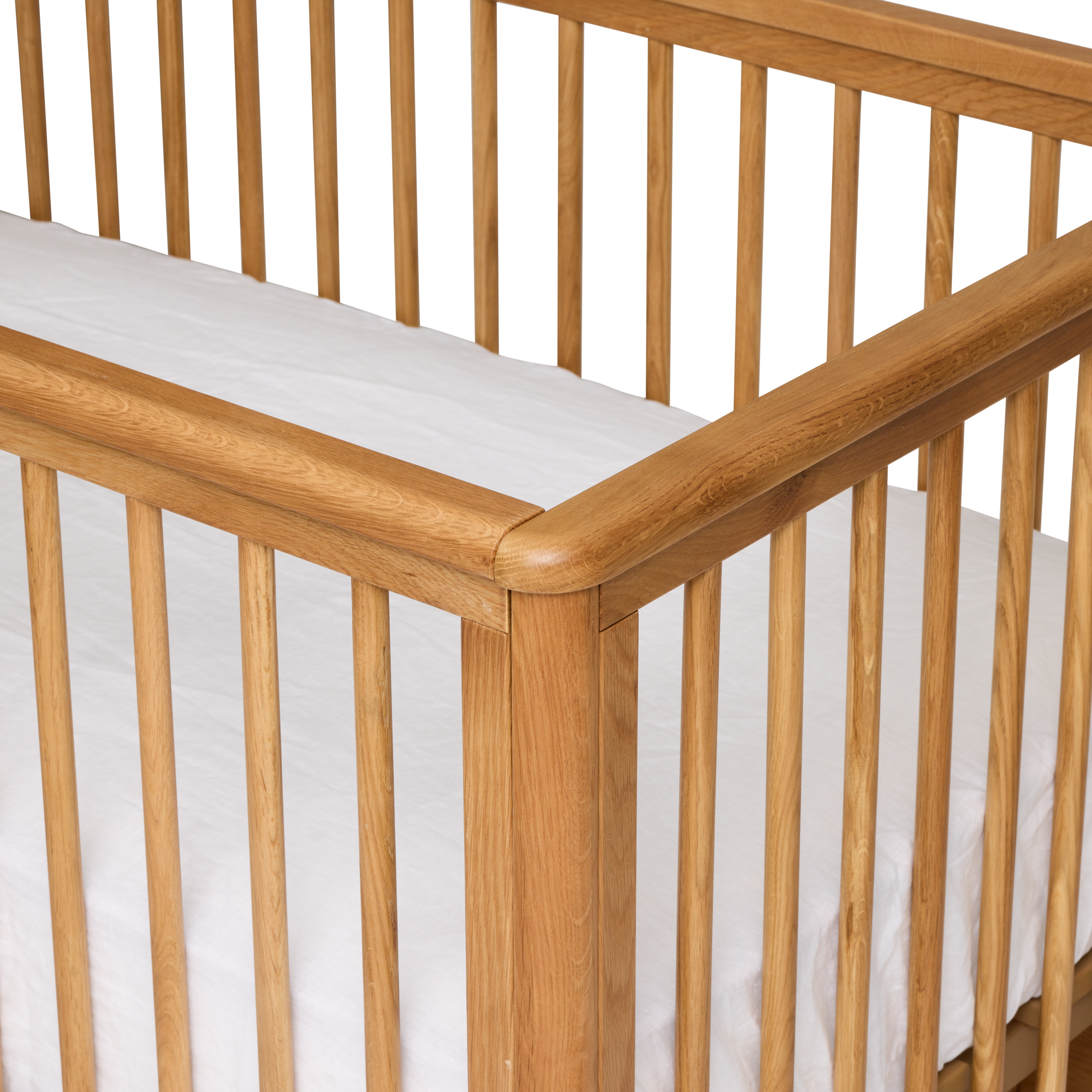 Close image of George Cot corner on a white background