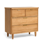 George dresser with four drawers on a white background