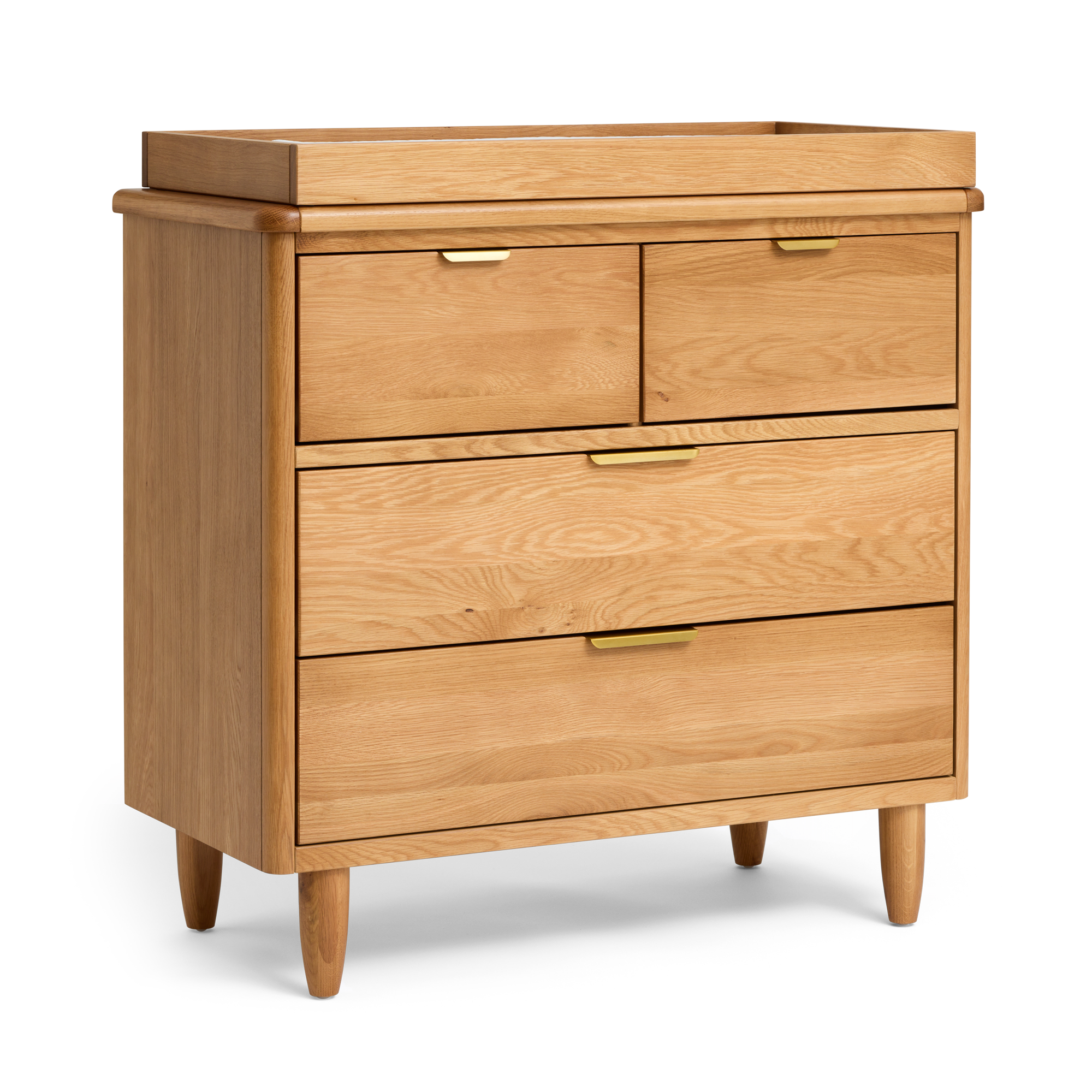 George dresser with four drawers on a white background