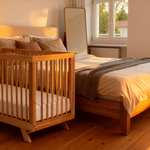 MacKenzie Cot from Cariboo close to the parents bed